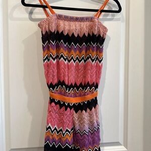 Missoni Mare Colorful Zigzag Patterned Jumpsuit